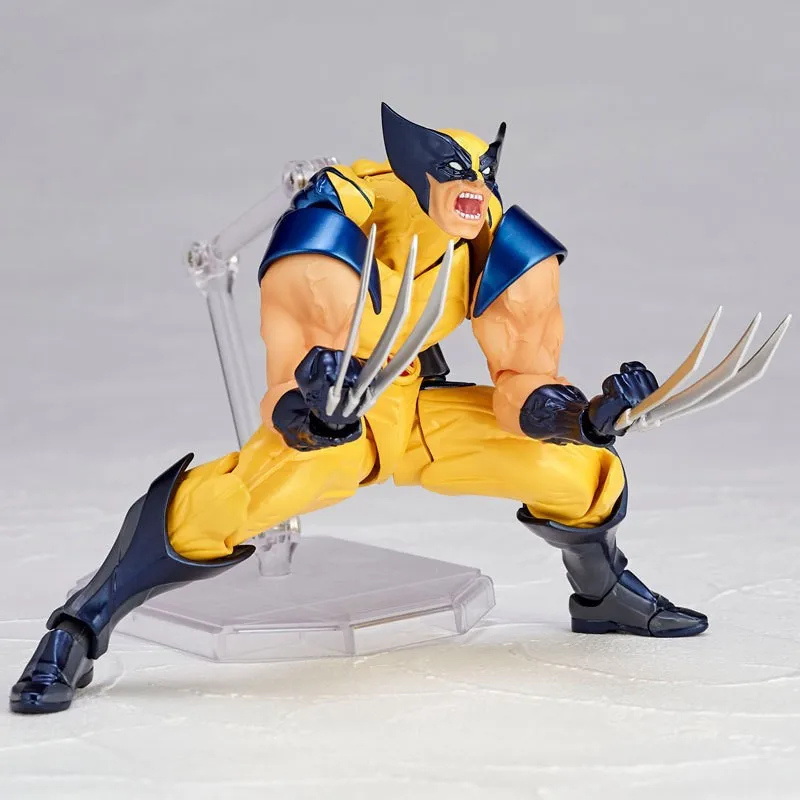 

New Voice Anime Kaiyodo shan kou shi Wolverine Garage Kit Model X-Cops Mobile Doll Decoration