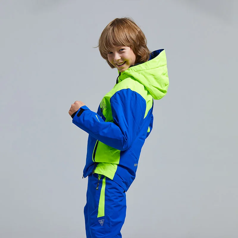 Модный детский лыжный костюм топ и штаны спортивная куртка на открытом воздухе