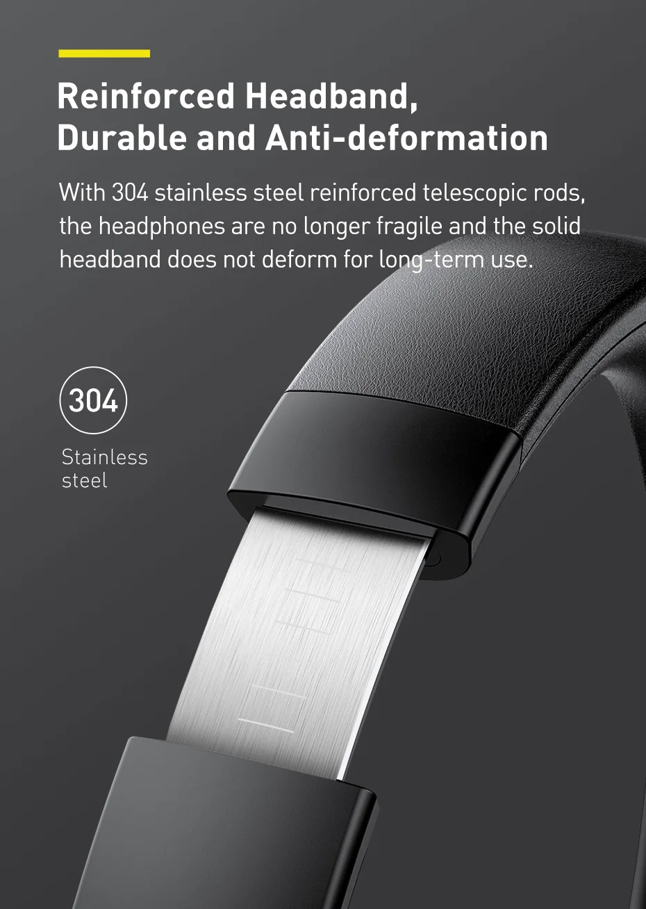 Baseus casque sans fil Bluetooth 5.0 D02 Pro-5