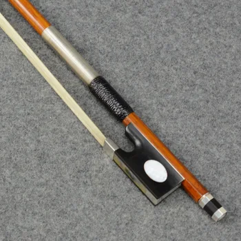 

4/4 MASTER Fine Pernambuco Violin Bow Strong Stick Stable Clear <ACTUAL BOW #108>