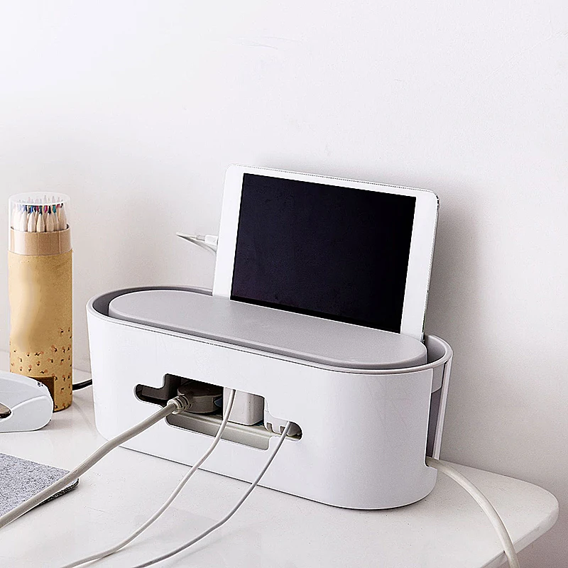 Пластиковый органайзер для кабеля портативная лента питания удлинитель