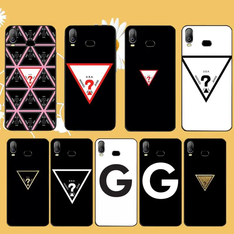

NBDRUICAI Luxury apex brand Inverted triangle Phone Case Cover For Samsung A10 A20 A30 A40 A50 A70 A71 A51 A6 A8 2018