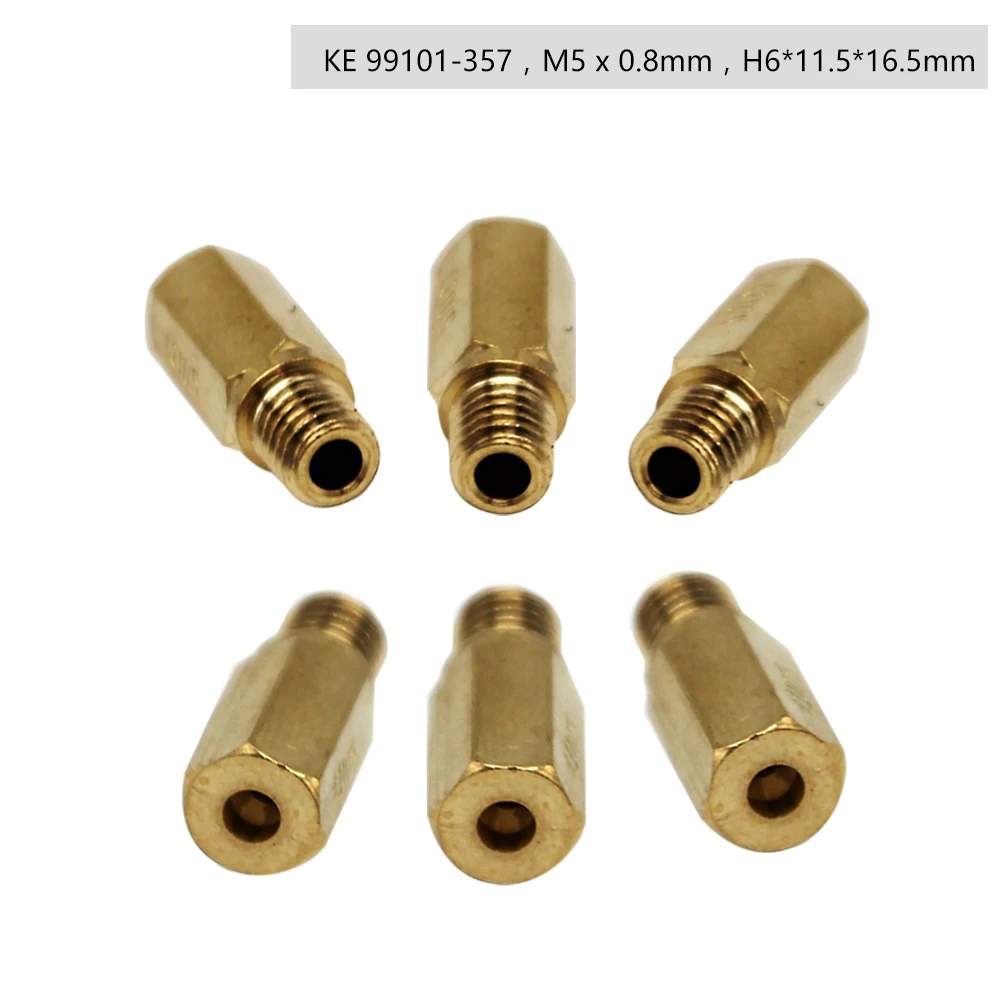 Motorcycle Carburetor 10pcs Main Jet Nozzle Kit For Keihin FCR OKO KOSO PE PWK