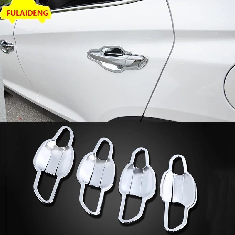 8 шт. для Hyundai Tucson 2015-2018 ABS хром наружная крышка дверной ручки Чаша отделка