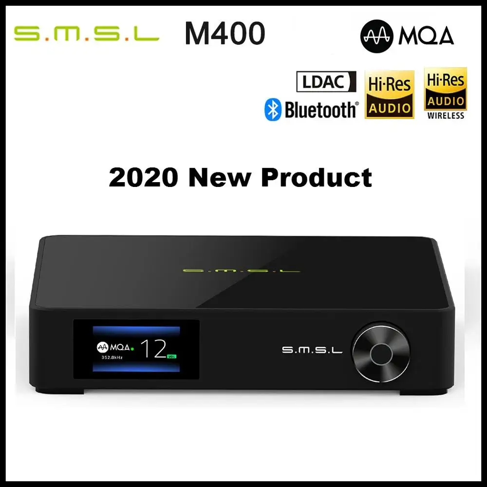 Флагманский ЦАП SMSL M400 AK4499, полностью сбалансированный Buletooth 5,0 DSD512 PCM 768 кГц/32 бит, декодер USB, ЦАП с поддержкой MQA LDAC