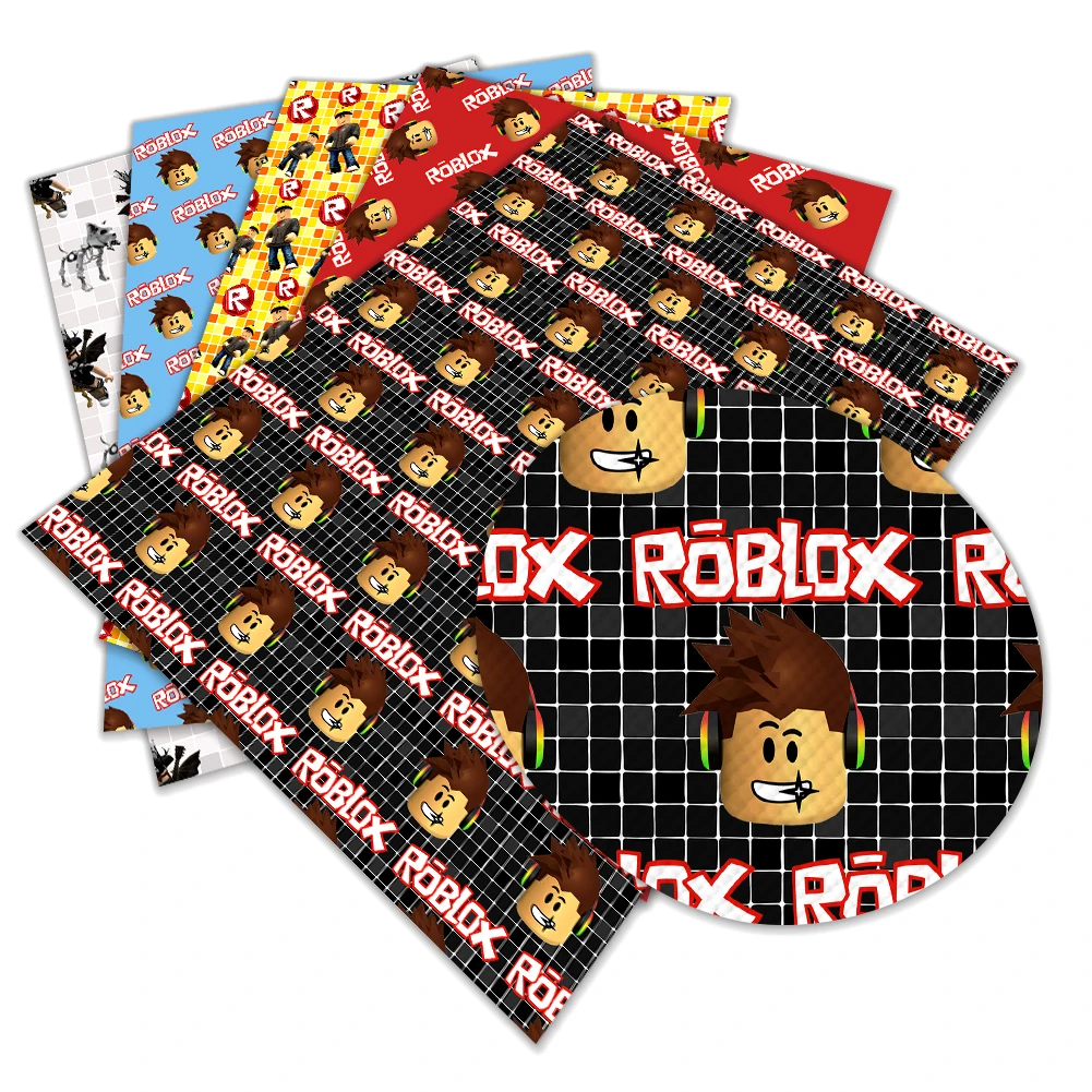Roblox Cartoon Pattern Plaid Print Faux Leather Sheets 22X30 Artificial  Leather For Diy Jewelry Earring Craft Decoration Making|Synthetic Leather|  - Aliexpress Roblox Cartoon Pattern Plaid Print Faux Leather Sheets 22X30 Artificial  Leather For Diy Jewelry Earring Craft Decoration Making|Synthetic Leather|  - Aliexpress