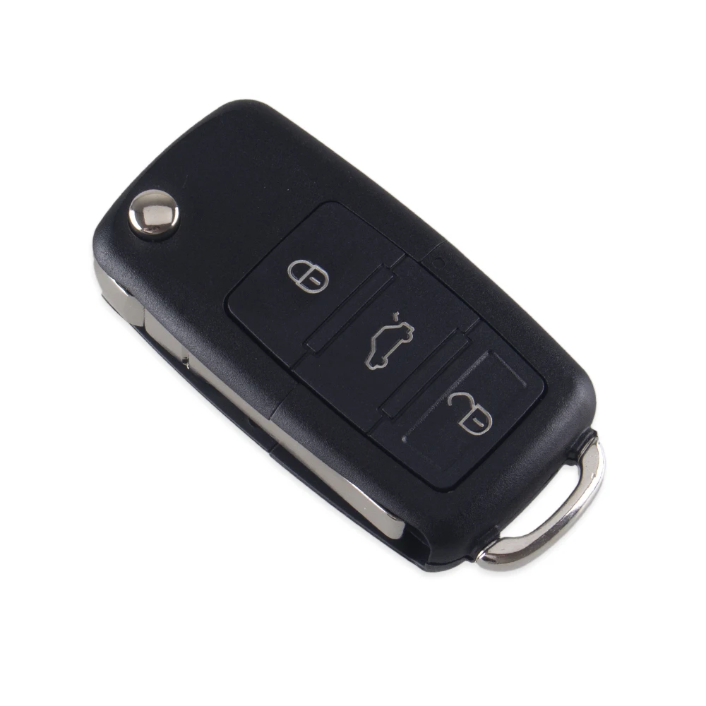 KEYYOU 2/3 кнопки флип дистанционный брелок 434 МГц ID48 чип для VW Beetle Bora Golf Passat транспортер поло Contro; ключ