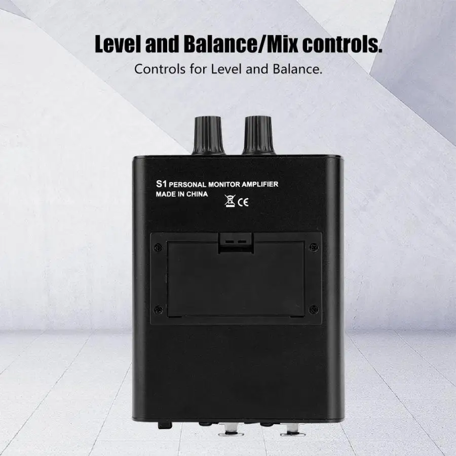 For ANLEON S1 100-240V Ear Monitor Headphone Amplifier In-ear Monitoring System Stage Studio Monitor Headset Amplifier for Headphone Amplifier