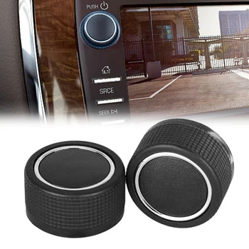 

2pcs Car Rear Radio Volume Control Knob Chrome 2008-2011 For Chevrolet Silverado 3500 HD Rear Radio Volume Control Knobs