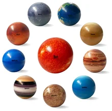 8 planètes, lune, soleil, étoile, jouet éducatif pour enfants, 6.3cm, 10 pièces 