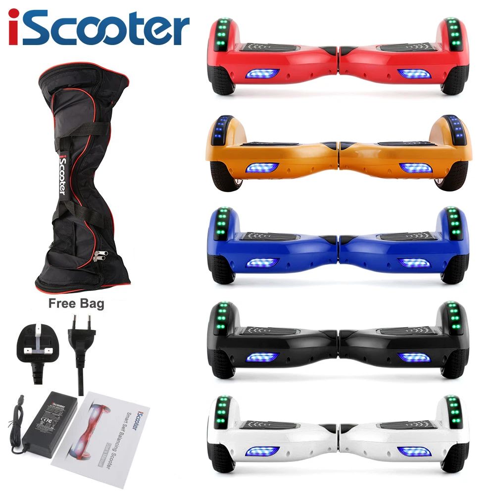 

Hoverboard 6.5 Inch Electric Scooter UL2722 Skateboard For Kids Two Wheels Lights Scooter Smart APP Control +Bluetooth +bag
