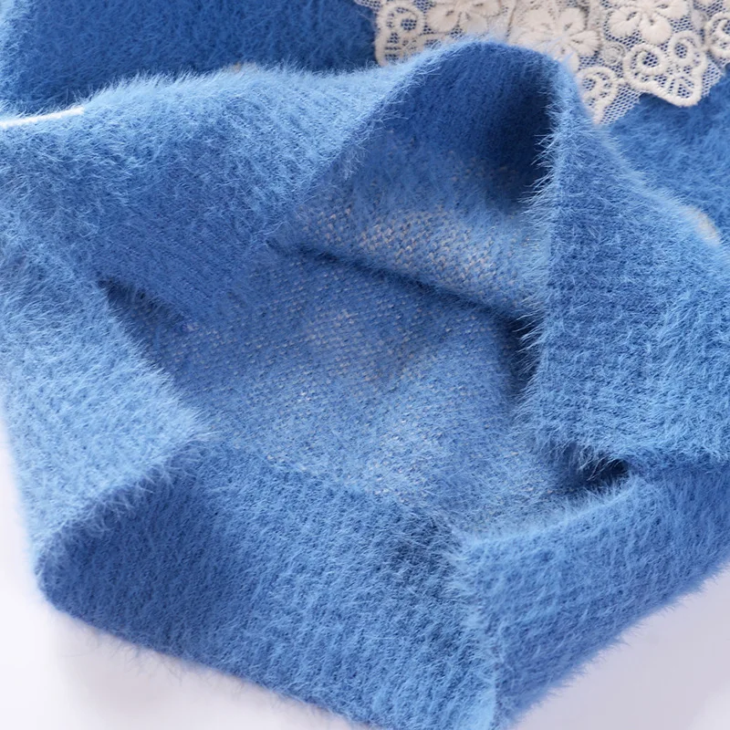 

Cute Baby Pullover Sweater Autumn And Winter New Style Korean-style Baby Mink Cashmere Sweater 1-3 Years Old Girls' Sweater Batc