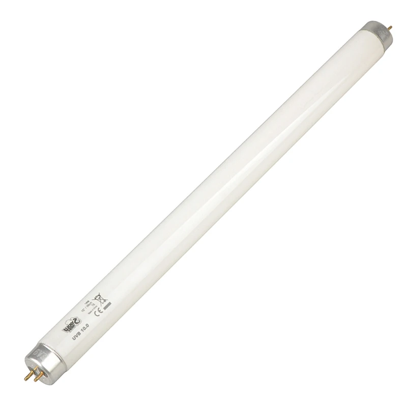 10.0 Reptile Fluorescent Desert Terrarium Tube Lamp,UVA UVB Bulb,14 Watt,T8,38cm