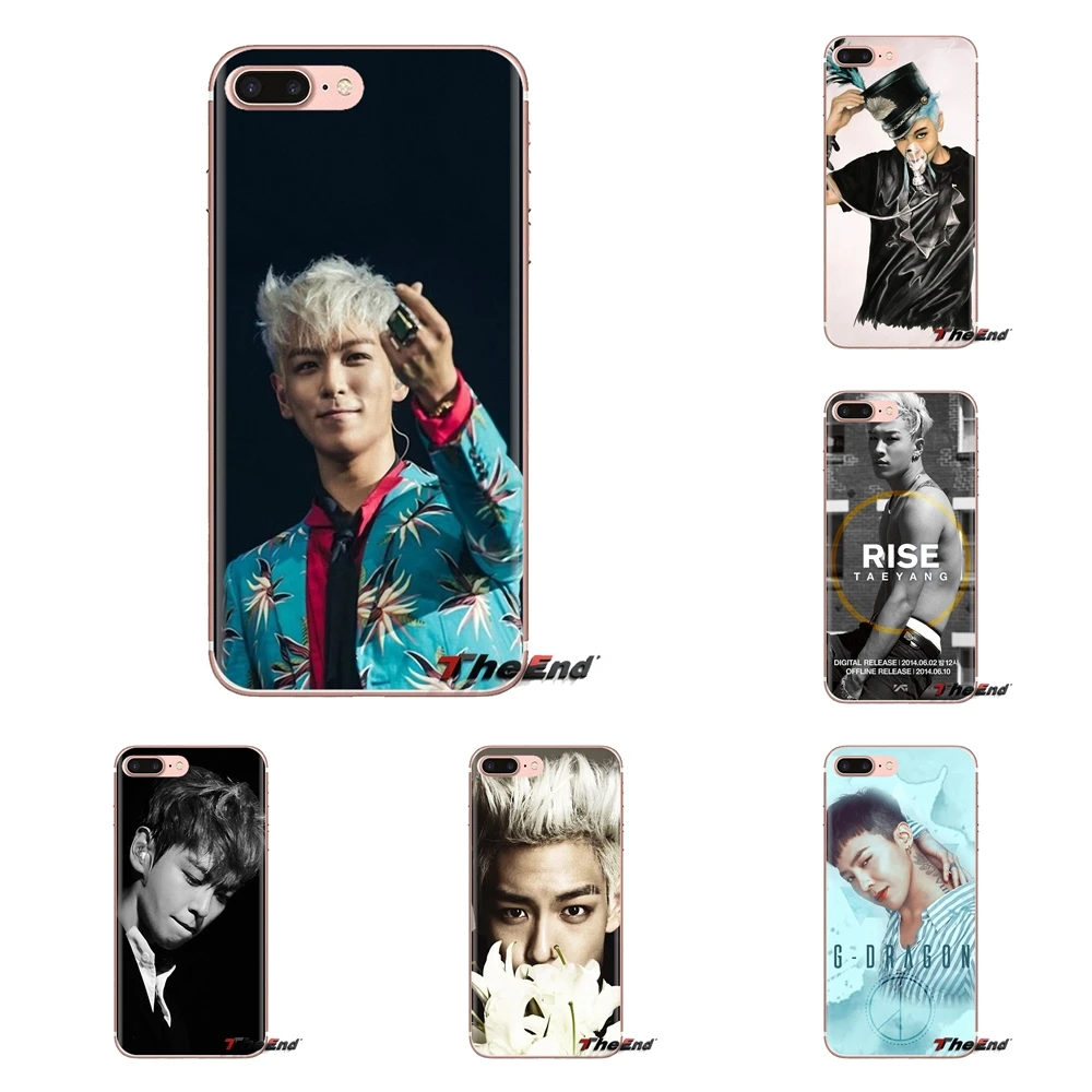 kpop bigbang top Silicone Phone Shell Case For Samsung Galaxy S2 S3 S4 S5 MINI S6 S7 edge S8 S9 Plus Note 2 3 4 5 8 Coque Fundas |