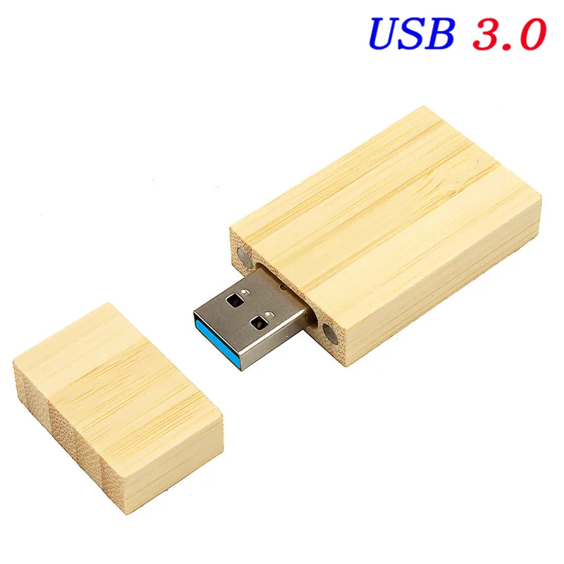JASTER usb 5 модель Клен карбонизированный орех дерево usb флеш-накопитель 4 ГБ 8 ГБ 16 ГБ 32 ГБ клен usb 3,0 деревянный логотип печать - Цвет: bamboo