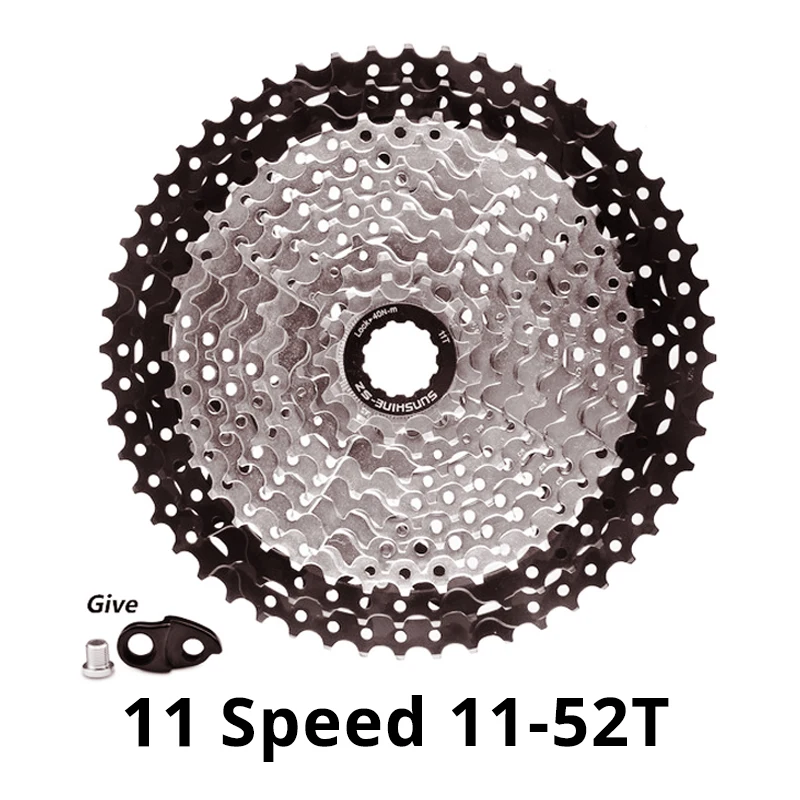SUNSHINE MTB дорожный велосипед 11-скоростных велосипедов трещетки маховик 11S 28/32/36/40/42/46/50 T/52 T для SHIMANO SRAM деталь для велосипеда - Цвет: 11-52T