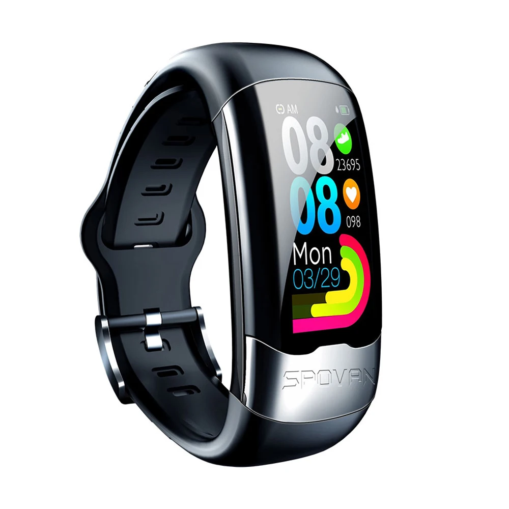NEW ECG PPG Smart Bracelet HRV Heart Rate Blood Pressure Monitor Band Men IP67 Waterproof Running Swimming Sport |