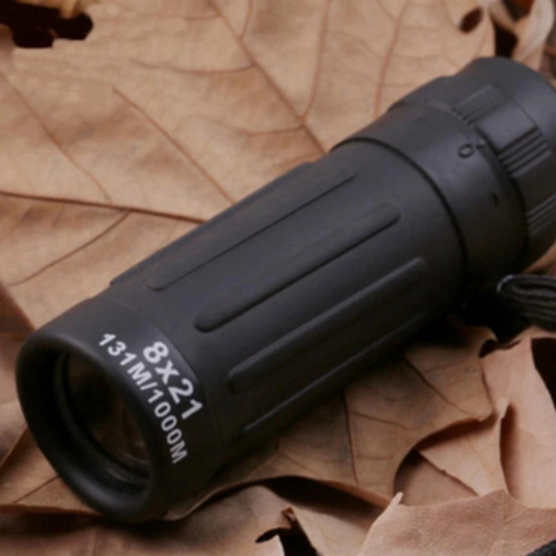 Fashion-8x21 HD Optical Monocular Waterproof Mini Portable Focus Telescope Zoomable 10X Scope