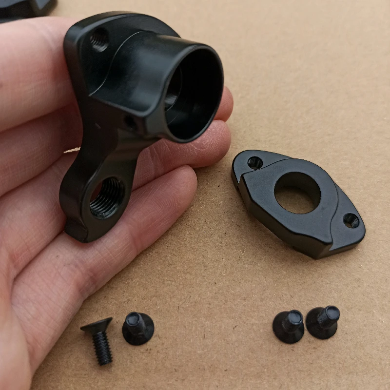 

1pc Bicycle MECH dropout For Trident Thrust TRINX OEM Bike Axle Thru Quick Release carbon frame 142x12mm Gear derailleur hanger