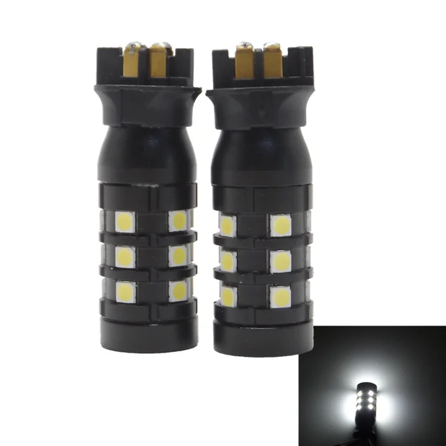 2x Xenon White Error Free PW24W LED Bulbs For 2013-2017 Skoda Yeti Daytime running light Halogen Headlight DRL White