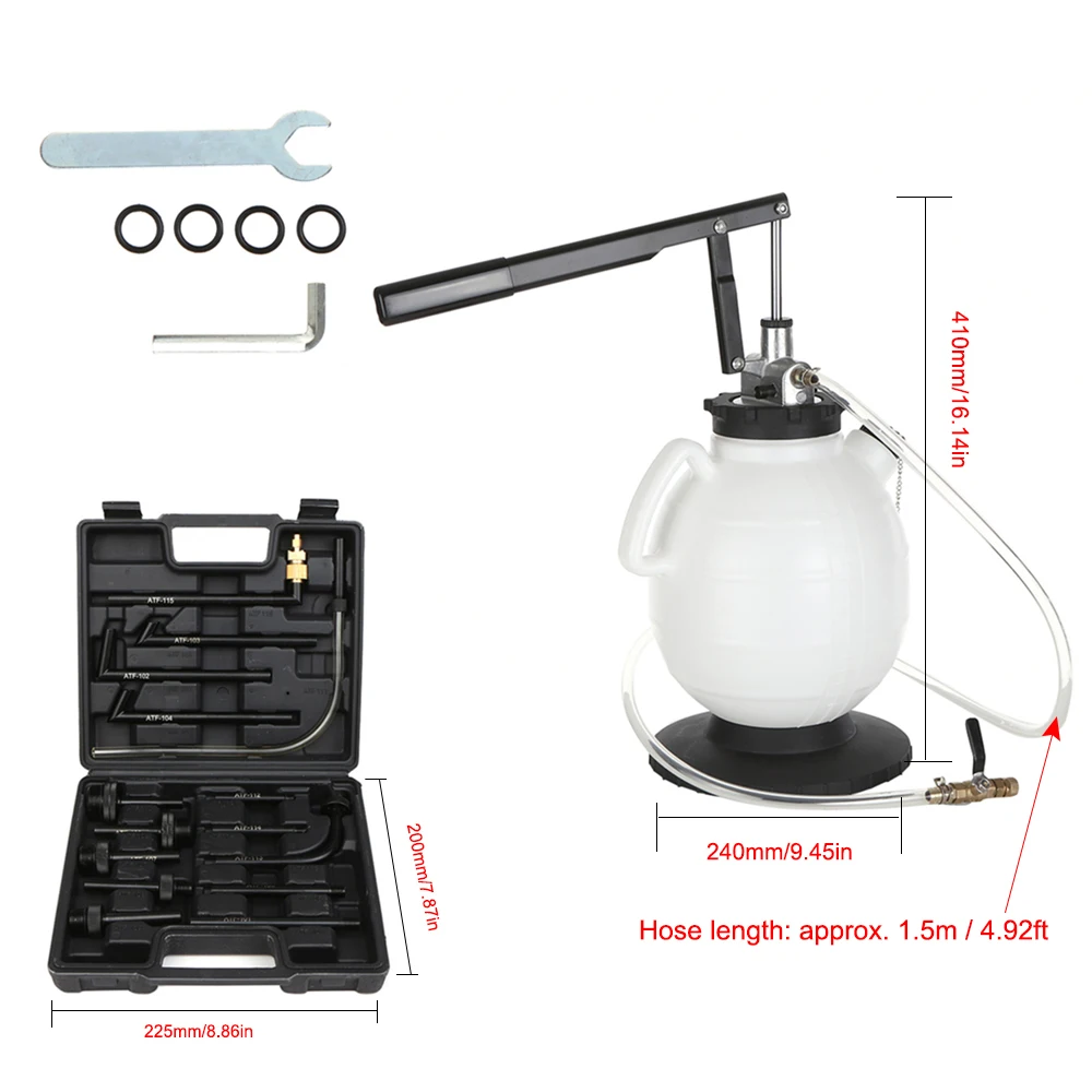 

7.5L Oil Filling Device Changing the Gear Oil Insert Tool ATF Oil Change Tool Automotive tools Oil Filler Unit Transmission