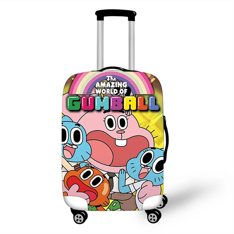 

18-32 Inch The Amazing World of Gumball Elastic Luggage Protective Cover Suitcase Protect Dust Bag Case Travel Accessories