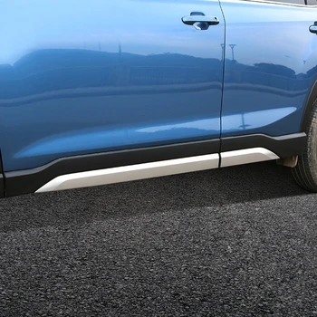 

ABS Matte Side Door Body Panel Molding Cover Trim 4pcs For Subaru Forester 2019 Exterior Accessories