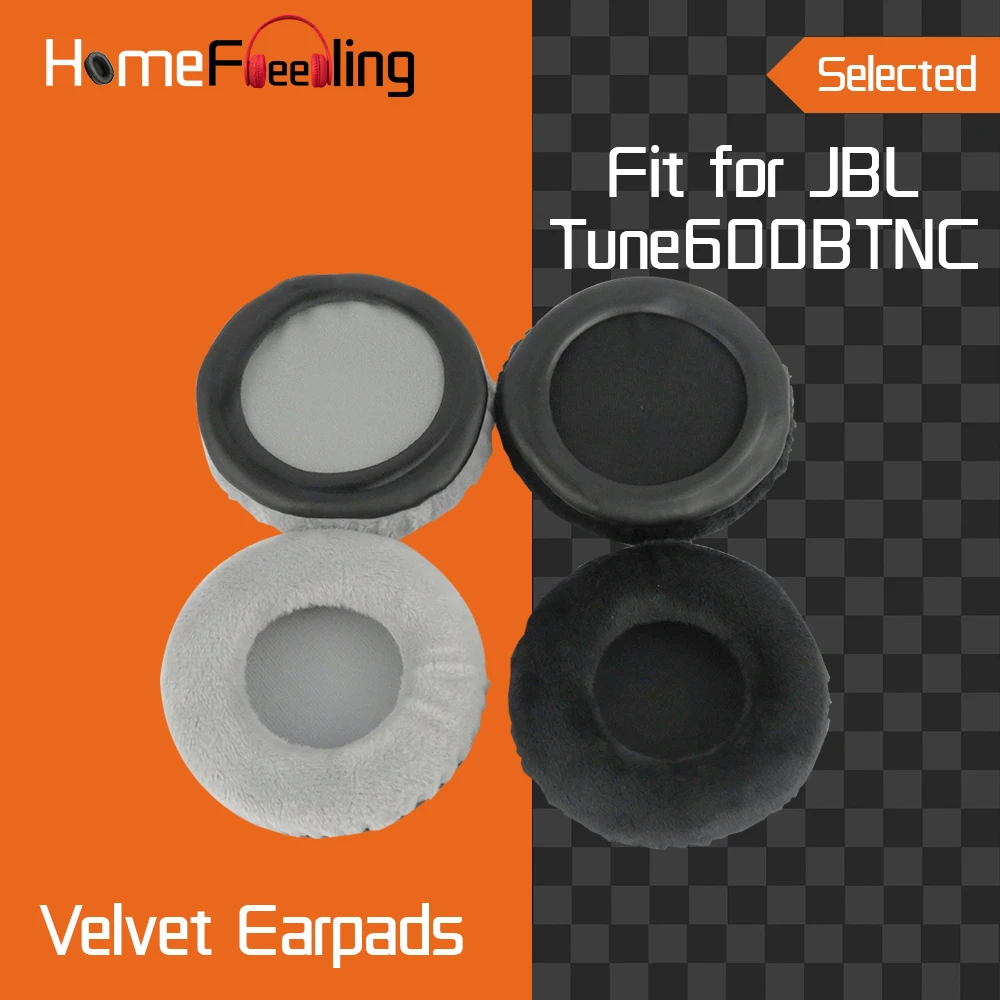 Homefeeling Earpads for JBL Tune600BTNC Headphones Earpad Cushions Covers Velvet Ear Pad Replacement