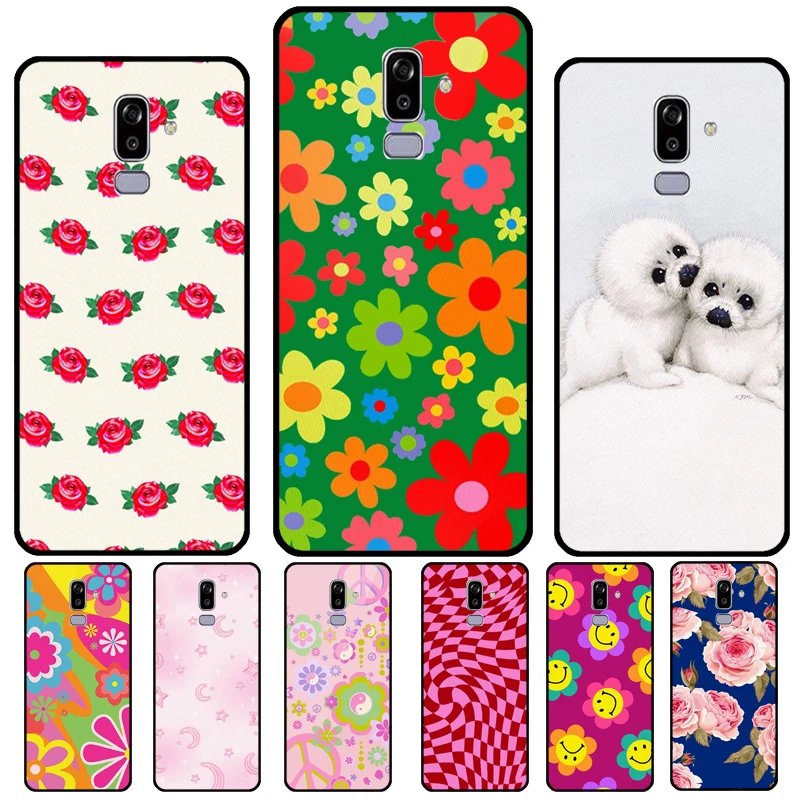 Pace N Luv Flower Power Slumber Party Per Samsung Galaxy A3 A5 J1 J3 J5 J7 2016 2017 J4 J6 A6 A8 Plus A7 A9 J8 2018 Custodia Per Telefono