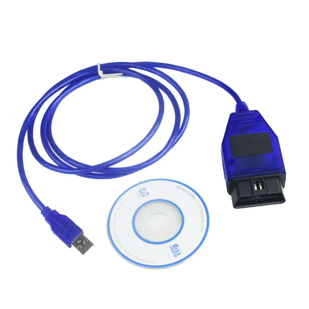 Для VW для Audi 16 Pin OBD2 OBDII диагностические инструменты кабель адаптер Сканер KKL