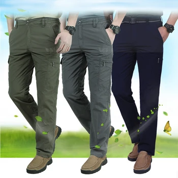 

Tactical Pants Men Summer Outdoor Casual Army Military Style Trousers Mens Cargo Pants Waterproof Quick Dry Trousers Male