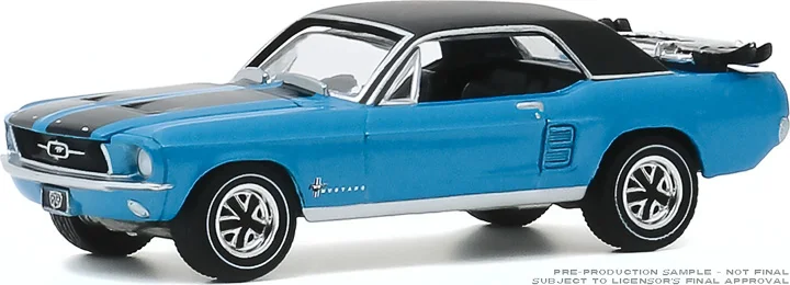 GL 1:64 Ford Mustang купе лыжные сплав модель машинки Diecast металлические игрушки подарок