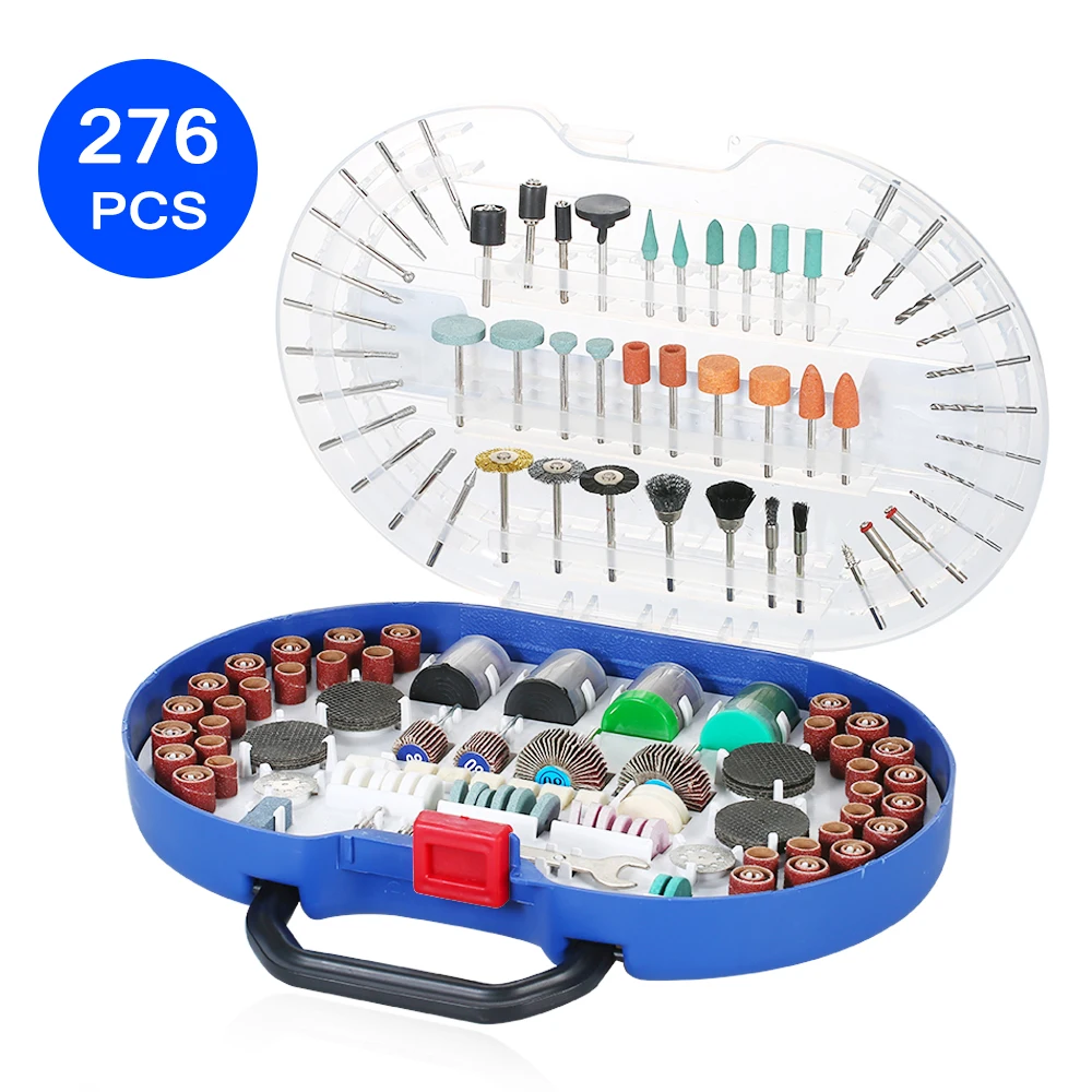 

Rotary Tool Kit 1/8-inch Diameter Shanks Universal Fitment for Easy Cutting Grinding Sanding Sharpening Carving and Polishing