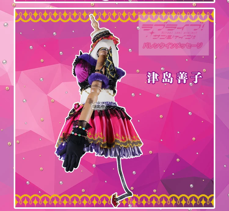 Аниме Lovelive! Солнечный свет! Aqours Tsushima Yoshiko маленький дьявол cos Хэллоуин Рождественские костюмы, косплей