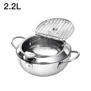 

Fryer Pan High Quality Durable Japanese style Stainless Steel Fried Chicken for fried food Kitchen Dining Bar Cooking Tools