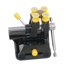 DIY Миниатюрные тиски из алюминиевого сплава, ювелирное хобби, плоскогубцы, скамейка, тиски, мини резьба по дереву, Нефритовый инструмент, тонкая настройка тиски