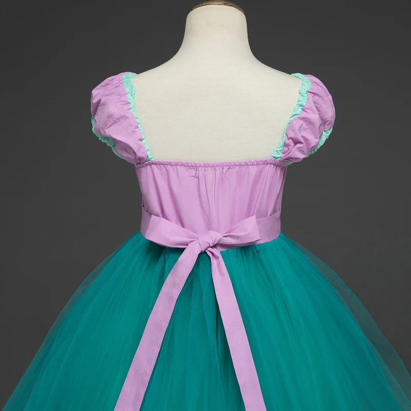 Платье для маленьких девочек фиолетовое платье принцессы на Хэллоуин, костюм Софии для костюмированной вечеринки на день рождения