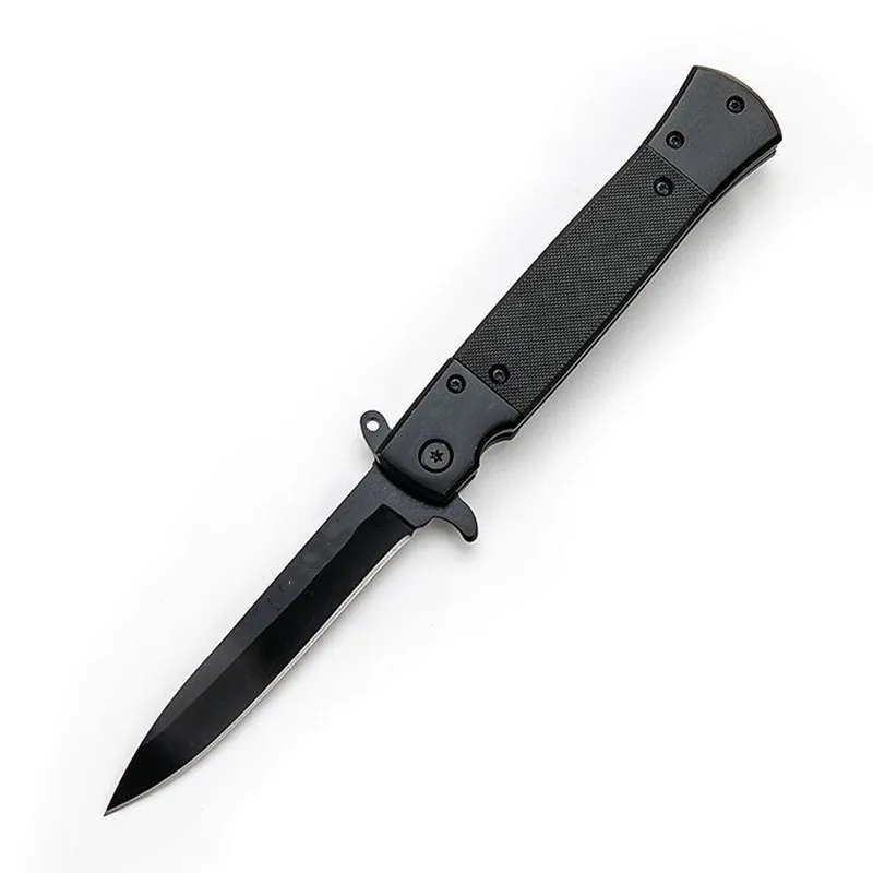 Складной нож 56HRC Flipper резец из стали с лезвием 440C и ручкой G10 уличный Карманный для