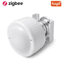 Tuya Zigbee Multi-Sensor 4 In 1 Smart Pir Motion Vochtigheid Licht Temperatuur Sensor Usb Lading Of Battery Operated