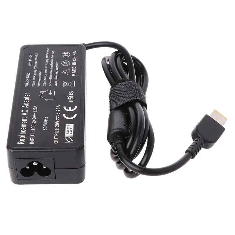 

20V 3.25A 65W AC Power Supply Adapter for Lenovo G400 G500 G505 G405 ThinkPad X1 Carbon Yoga 13 Laptop Charger AXYF