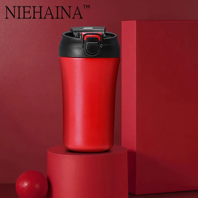 400/380 Ml Thermos Lombik Kávé Bögre Dobble Megvastagodott Nagy Autó Termosz Utazás Thermo Cup Thermosmug Ajándékok Vákuum Lombikhoz - Image 4