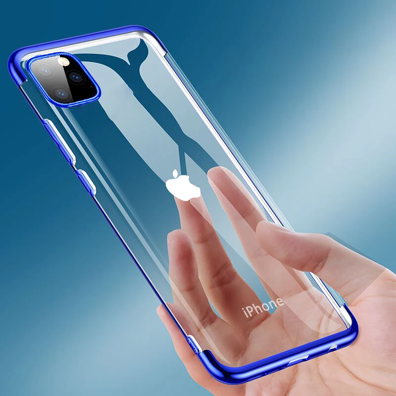 Phone Case for iphone 12 Mini Pro Max Case Bumper Shockproof Plating Clear Cover For Apple iphone 12 Pro iphone12 Mini Max Case