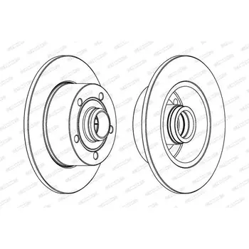 

Disc brake 1 pcs FERODO DDF830