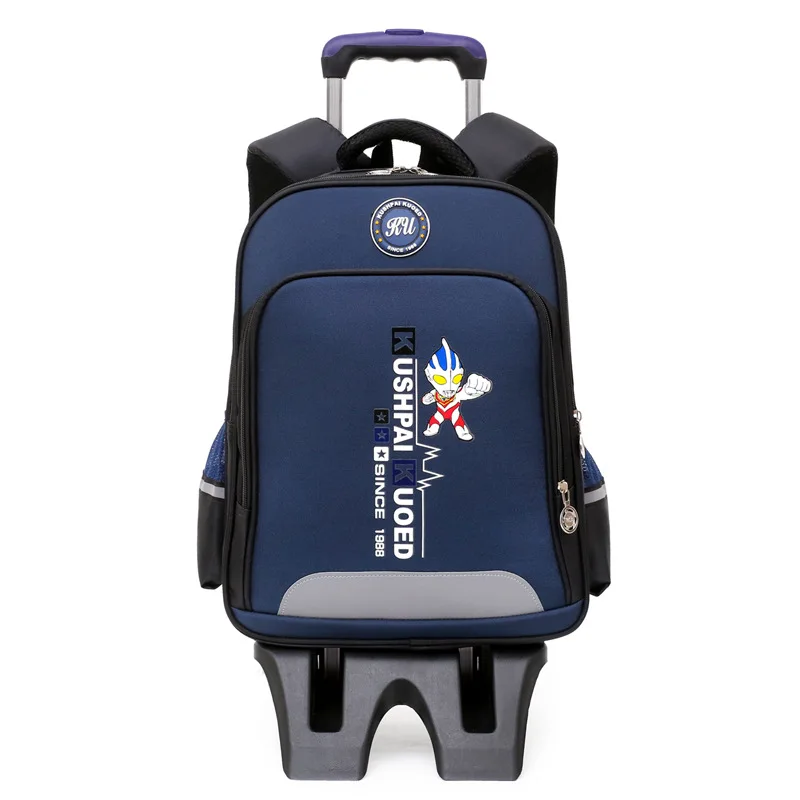 

New Products Listed Young STUDENT'S Trolley Bag Boys And Girls Deconstructable Drag Waterproof Backpack