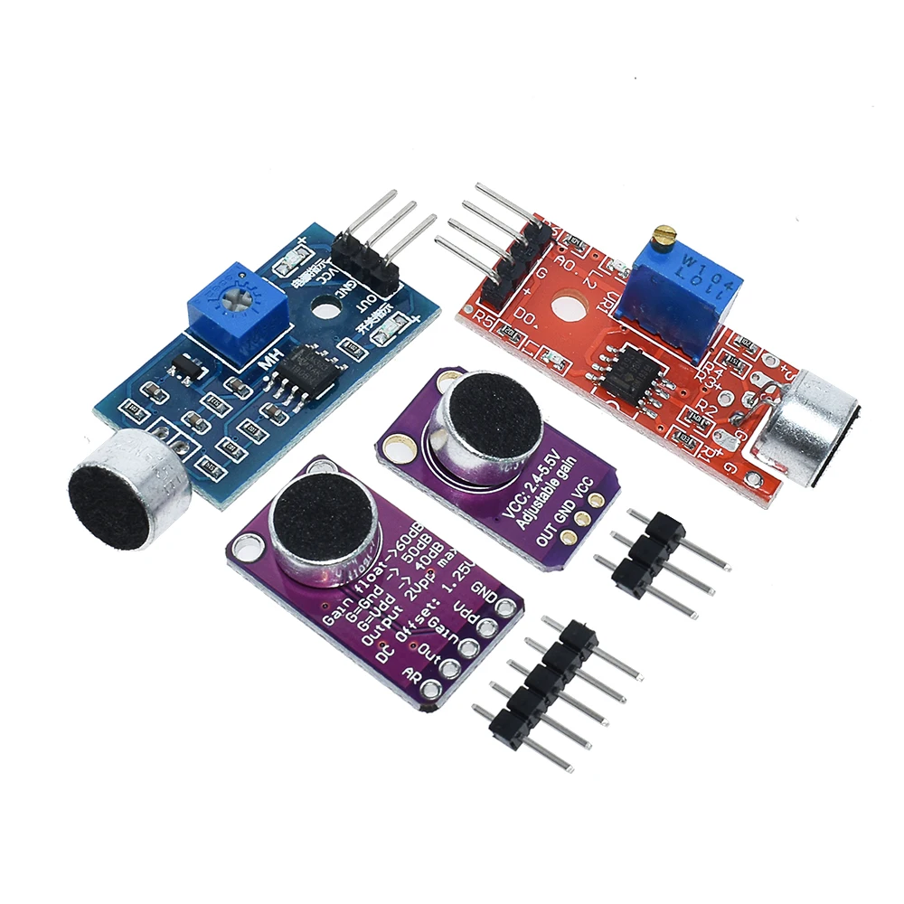 Продажи Звуковой Модуль датчика Датчик звукового контроля MAX4466 MAX9814switch