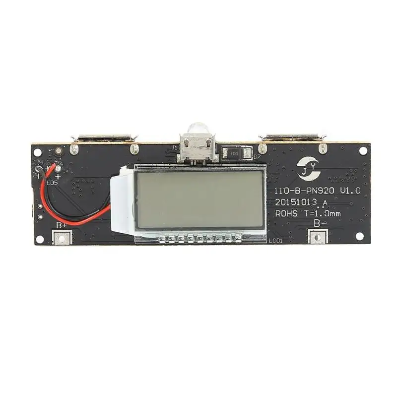 Двойной USB PCB BMS ЖК дисплей мобильный внешний аккумулятор аксессуары 18650 зарядное