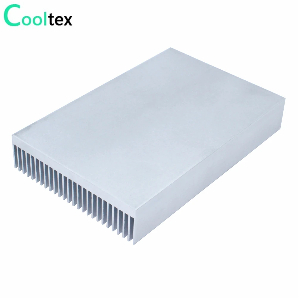 Dissipador de Calor de Alumínio 200x130x33.3 mm Radiador Refrigeração para Chip Led Amplificador de Potência Dissipação de Calor - Imagem 2