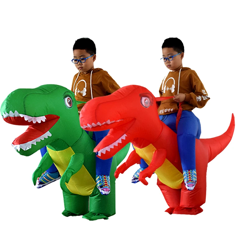 Детский надувной костюм динозавра T Rex из аниме Prium костюмы для косплея на