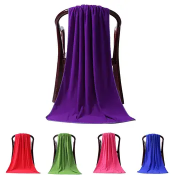 

New 80 x 180cm Large Absorbent Microfiber Drying Beach Swim Sport Bath Towel Sheet