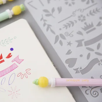 

A5 loose-leaf Drawing stencil plastic bullet journal accessories stencils for diy scrapbooking plantillas stencil manualidades